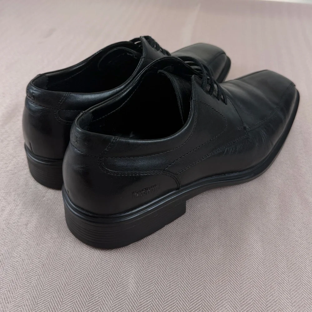 Kenneth Cole Reaction Stand Out Black Leather‎ Oxford Men’s Dress Shoes Size 8.5